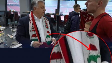 Federatia Maghiara de Fotbal anunta ca UEFA i-a permis <span style='background:#EDF514'>AFISAREA</span> la meciuri a steagului Ungariei Mari: Ura nu este calea