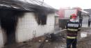 Incendiu violent, in judetul Buzau. Trei copii au fost dusi la spital dupa ce s-au jucat cu focul