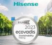 Marcile Hisense Europe recunoscute cu prestigiosul Premiu de Sustenabilitate EcoVadis