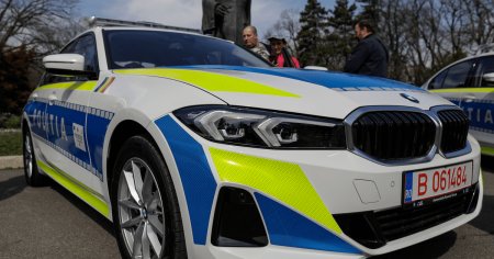 Imagini cu noile masini BMW cumparate de <span style='background:#EDF514'>POLITI</span>a Romana FOTO