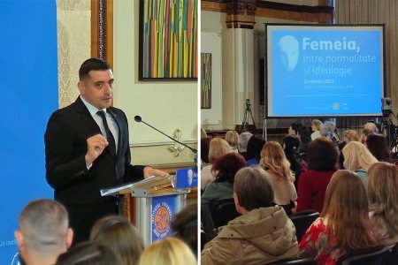 George <span style='background:#EDF514'>SIMION</span>, catre femeile din AUR, la o dezbatere despre feminism: Schimbati modelul femeii in politica: usoara, amanta, mahalagioaica