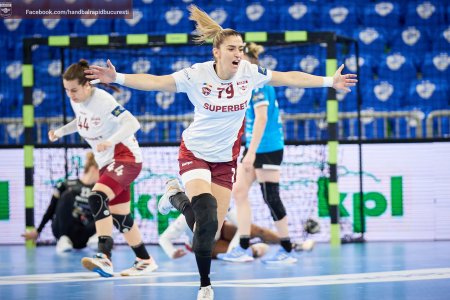 Rapid, calificare istorica in sferturile Ligii Campionilor la handbal feminin, cu un gol marcat in ultimele secunde cu Krim Ljubljana 