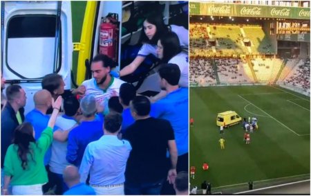 Un fotbalist care a suferit un stop cardiac in timpul unui meci din S<span style='background:#EDF514'>PANIA</span> a vrut sa reintre pe teren, dupa ce si-a revenit – VIDEO