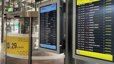 Germania, blocata de greva nationala a lucratorilor din Transporturi | Mii de zboruri anulate, <span style='background:#EDF514'>TRAFIC</span> feroviar paralizat