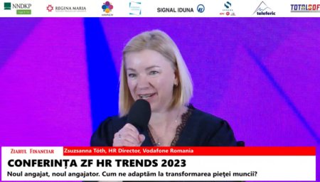ZF HR Trends 2023. Zsuzsanna Tóth, HR Director, Vodafone Romania: Exista destul talent pe piata si daca gasesti pachetele cu recompense care sa raspunda la nevoile candidatilor si creezi cadrul perfect pentru acestia cred ca este imposibil sa nu atragi oamenii de care ai nevoie
