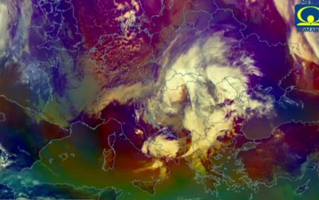 Meteorolog: Ne aflam cumva la pragul unui uragan. Se intoarce <span style='background:#EDF514'>FRIGUL</span> in Romania: O masa de aer polar a intrat in tara