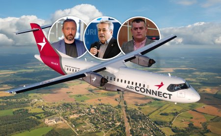 Cine e in spatele AirConnect, cea mai noua companie aeriana romaneasca: un fost director Blue Air, un proprietar de aeroport si investitori din aviatie, turism si imobiliare