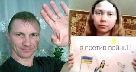 O fetita din Rusia indepartata de familie pentru un desen pacifist ii scrie tatalui: Sunt bine, nu renunta