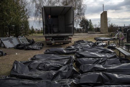 Procurorul general ucrainean: Soldatii rusi au comis 9.000 de crime de razboi in Bucha. Kostin: Acestea nu sunt o coincidenta, ci fac parte din strategia planificata a Rusiei, care vizeaza distrugerea Ucrainei ca stat si a ucrainenilor ca natiune