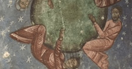 Misterul picturii despre <span style='background:#EDF514'>SCHIMBAREA POLILOR</span> magnetici, intr-o biserica din Brasov din secolul XVI