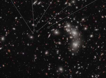 Telescopul Webb al Nasa descopera cel mai indepartat roi de galaxii vazut vreodata de oameni