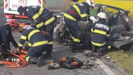 Accident mortal in judetul Constanta: o masina a intrat sub un tractor