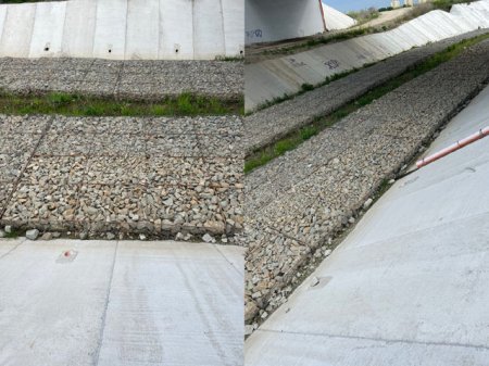 S-a depasit orice limita Hotii au furat plasele de sustinere a pietrelor de sub podurile de pe Drumul Expres <span style='background:#EDF514'>CRAIOVA PITESTI</span>