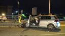 Patru persoane ranite, dupa un accident pe pasajul Basarab din Bucuresti