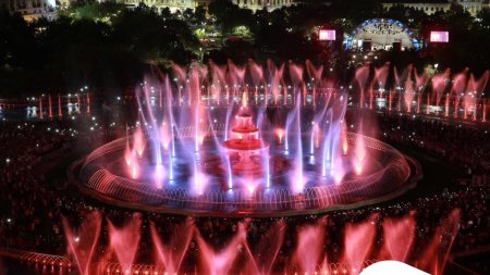 Spectacolele de apa, muzica si lumini din centrul Capitalei reincep din 19 mai 2023