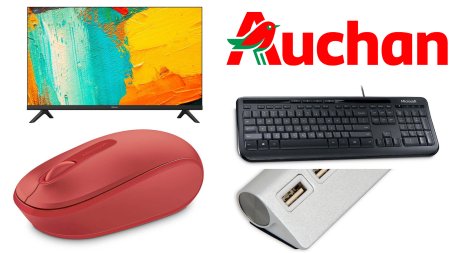 Promotii la Auchan: Electronice pentru casa, birou si auto cu pret bun