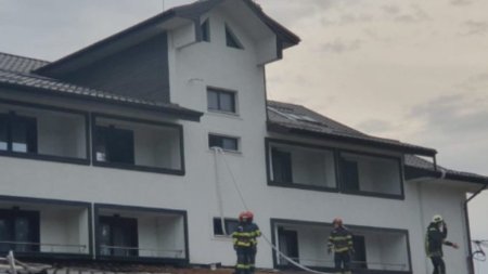 Incendiu intr-un restaurant al unui hotel din Suceava