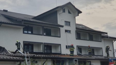Incendiu intr-un restaurant al unui hotel din Suceava