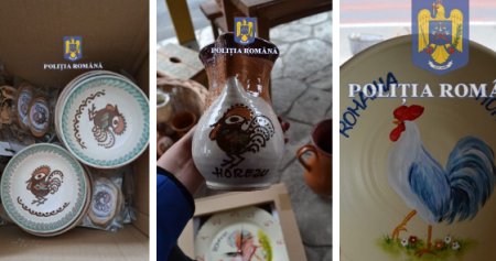 7 dosare penale, amenzi de 20.000 de lei si 58.000 de euro confiscati de la comerciantii care au fost prinsi ca vindeau ceramica de Horezu contrafacuta