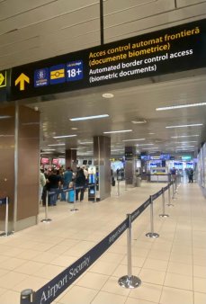 Flux rapid pentru posesorii de pasapoarte biometrice la Aeroportul Henri Coanda