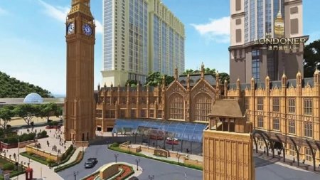 Centrul asiatic al jocurilor de noroc Macao a inaugurat o statiune de 2 miliarde de dolari care include o copie uriasa a celebrului Big Ben