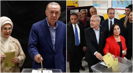 Alegeri in Turcia | Erdogan si Kilicdaroglu au votat, in acelasi timp. Ce mesaje le-au transmis alegatorilor