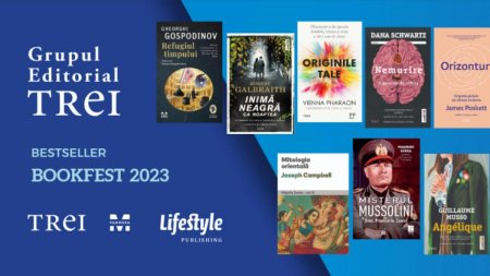 Topul celor mai vandute carti ale Grupului Editorial Trei la Bookfest 2023