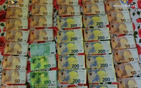 19 perchezitii pentru <span style='background:#EDF514'>DESTRUCTURAREA</span> unei grupari specializate in falsificarea de bani. 72.000 de euro au fost plasati