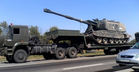 Un sofer roman a fost oprit in Germania pentru ca transporta ilegal un tanc