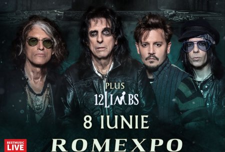 Cine va canta in deschidere la concertul lui Johnny Depp & Hollywood Vampires de la Romexpo. Reguli de acces la eveniment