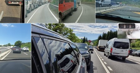 Traficul greu restrictionat pe DN7 - Valea Oltului. Primul accident al vacantei de Rusalii VIDEO