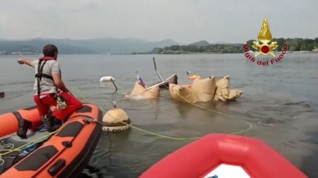 Misterul barcii scufundate in Lacul <span style='background:#EDF514'>MAGGI</span>ore. Cei 23 de pasageri faceau parte din serviciile secrete italiene si israeliene