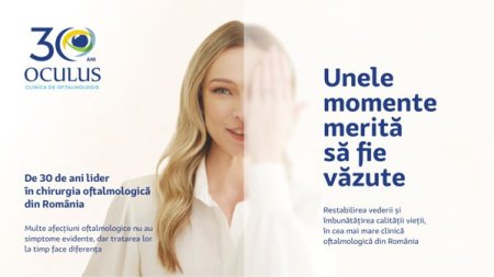(P) OCULUS, de 30 de ani lider in chirurgia <span style='background:#EDF514'>OFTALMOLOGIC</span>a din Romania - 40.000 de pacienti si 5 milioane de euro cifra de afaceri in 2022