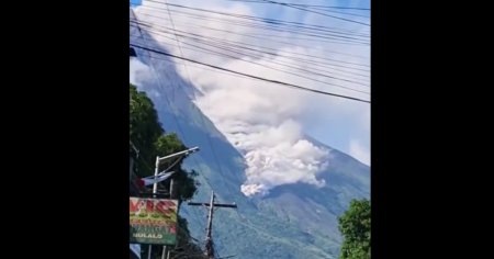 Vulcanul Mayon din Filipine a erupt: peste 13.000 de persoane au fost evacuate VIDEO
