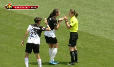 Faza controversata in <span style='background:#EDF514'>FINALA CUPEI ROMANIEI</span> la fotbal feminin » Proteste dupa un gol anulat