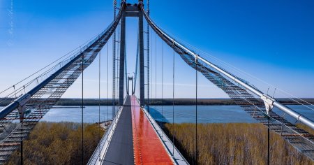Au inceput primele teste la suprastructura podului suspendat peste Dunare de la <span style='background:#EDF514'>BRAILA VIDEO</span>