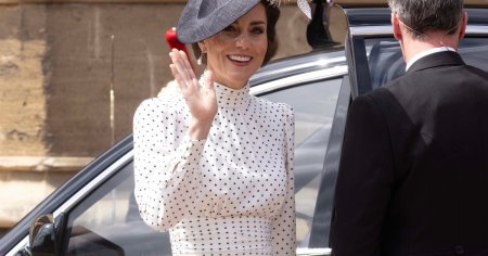 Kate Middleton a copiat-o pe <span style='background:#EDF514'>LADY DI</span>ana, la ceremonia Ordinului Jartierei. Ce a purtat printesa de Wales
