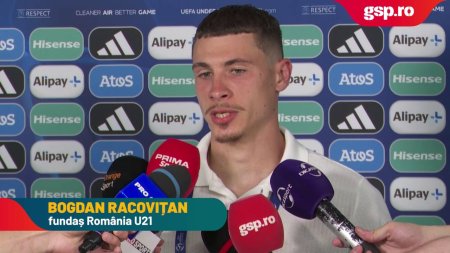 Romania U21 - Spania U21 0-3 / Bogdan <span style='background:#EDF514'>RACOVITA</span>n: Nu a fost cum ne-am gandit. Poate am jucat cu presiune, cu frica