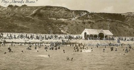Plajele disparute ale Constantei. Cum se facea baie in urma cu un secol pe plaja cu barcagiu, medic si colac de scapare