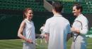 Printesa de Wales a jucat tenis cu <span style='background:#EDF514'>ROGER FEDERER</span>, la Wimbledon, si a invatat ce trebuie sa faca un copil de mingi: 