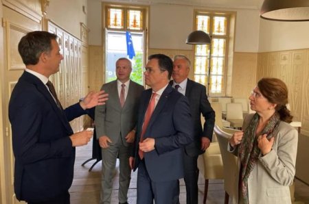 Premierul belgian, Alexander de Croo, prezent la demararea proiectului Romvolt in Galati