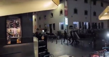 Ecoul violentelor din Franta, in Elvetia. Ferestre sparte si 7 tineri retinuti de politisti VIDEO