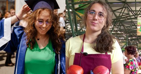Povestea Dianei, olimpica la Biologie si viitor medic, care vinde rosii in Piata Centrala din Buzau VIDEO