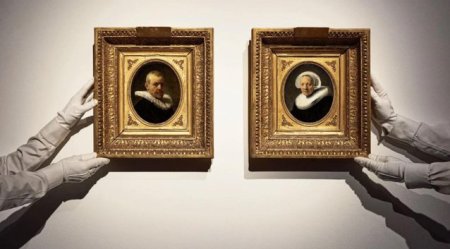 Doua portrete de <span style='background:#EDF514'>REMBRANDT</span>, redescoperite dupa 200 de ani, s-au vandut cu 13 milioane de euro