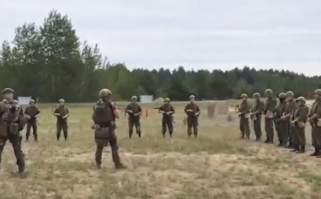 Mercenarii Wagner au inceput sa antreneze trupele belaruse. Recrutii invata abilitatile de deplasare pe campul de lupta si de tragere tactica