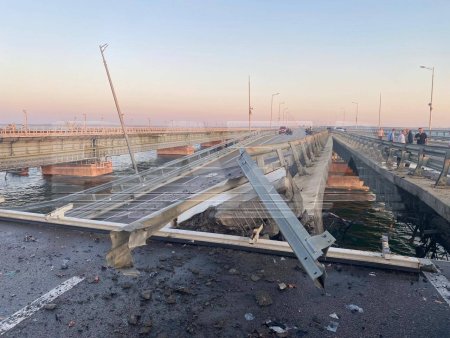 Rusii ingroziti de cum arata podul din Crimeea: „Este groaznic. La naiba!”