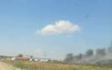 Incendiu la <span style='background:#EDF514'>GROAPA DE GUNOI</span> din Mogosoaia. Primele imagini | FOTO
