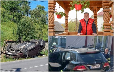 Deputatul PSD Gheorghe Simon, accident cu doua victime la <span style='background:#EDF514'>STRAMTURA</span>, in Maramures. Masina lovita de Mercedesul parlamentarului s-a rasturant