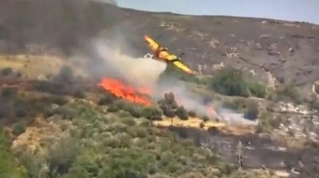 Ultima ora! Un avion de stingere a incendiilor s-a prabusit in Grecia