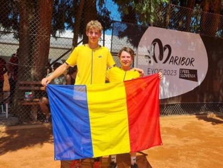 Romania a obtinut medalie de argint la tenis, dublu baieti